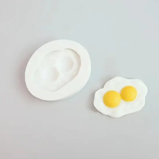 Double Poached Egg Silicone mold {5}