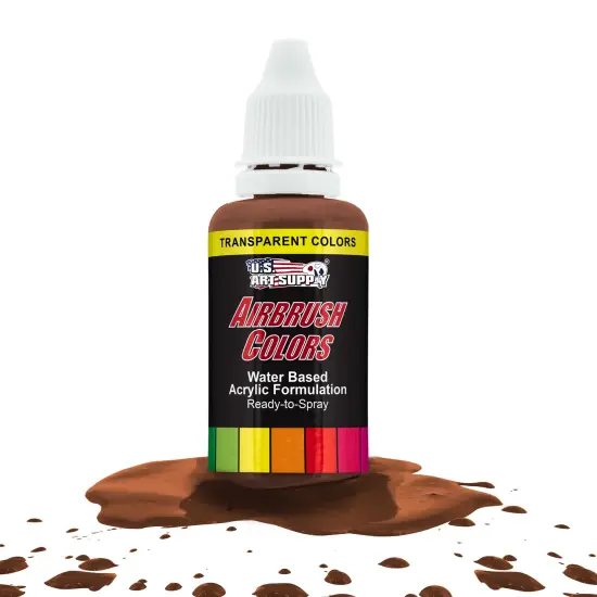 Coffee Brown, Transparent Acrylic Airbrush Paint, 1 oz. {1}
