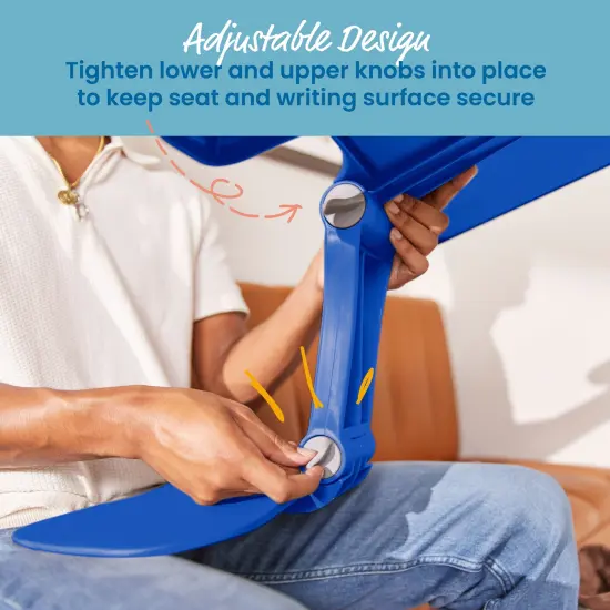 The Surf Folding Portable Lap Desk, Large, Flexible Seating Blue {5}