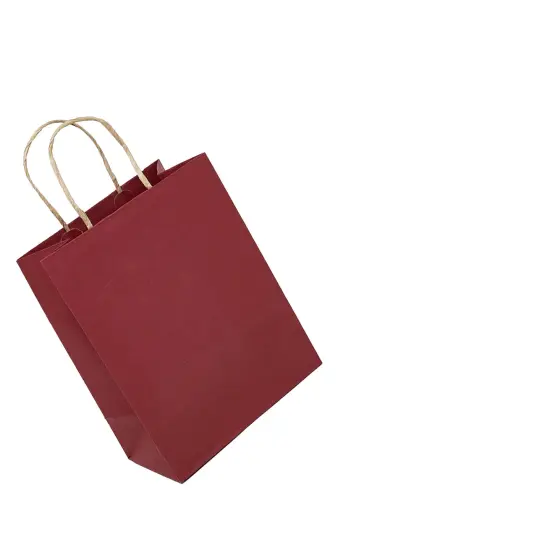 Kraft Tinted Shopping Bag 5.5" x 3.25" x 13" for Larger Items {6}