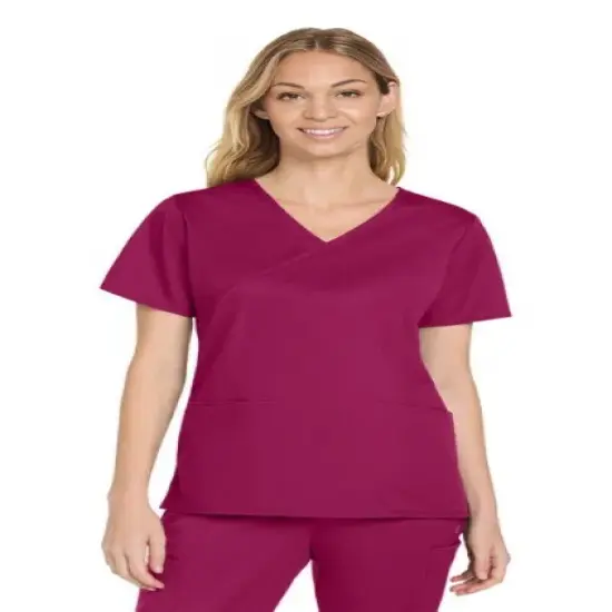 Wink&reg; Women&rsquo;s WorkFlex Mock Wrap Top - WW4760 {1}