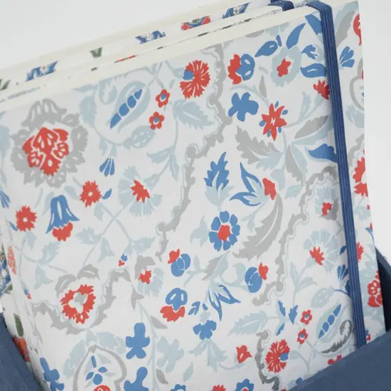 Floral Handmade Notebook- Pack of 6 {4}