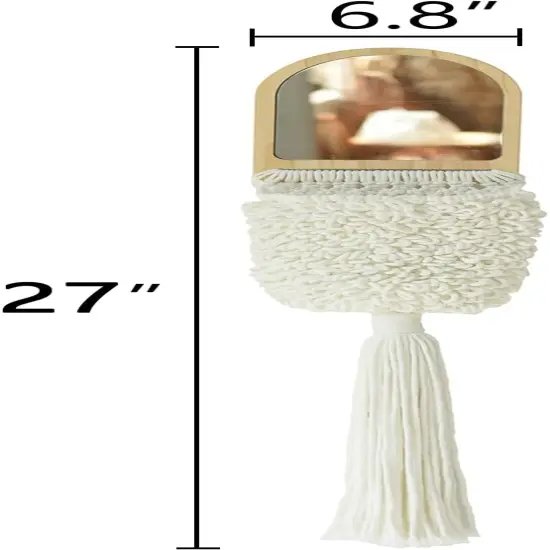 Boho Mirror Macrame Wall Art Decortive Macrame Mirror Wall Art {5}