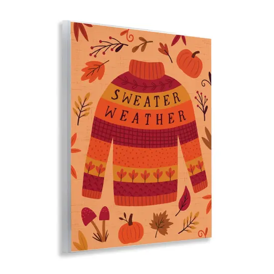 Stupell Industries Sweater Weather Cozy Fall Wall Plaque Art Design by Nina Seven {3}