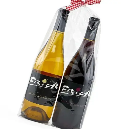 Clear Bottle Bag 6 1/2'' x 2 1/2'' x 18'' {2}