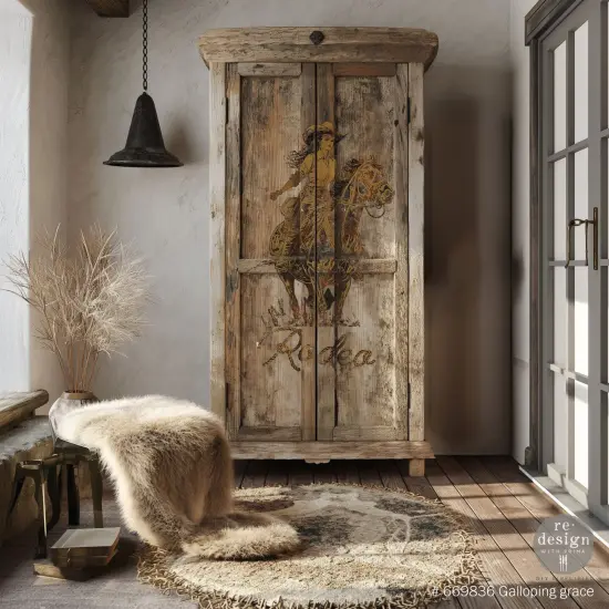 Prima Re-Design Decor Transfers-Galloping Grace {3}