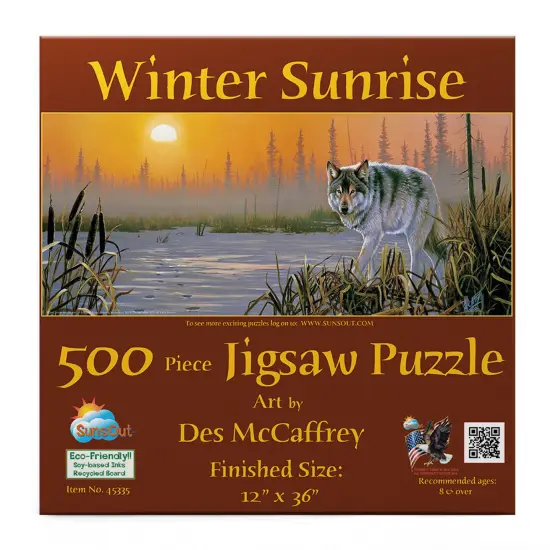 Sunsout Winter Sunrise 500 pc Jigsaw Puzzle 45335 {4}