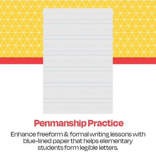 School Smart Primary Chart Paper, Skip-A-Line, 24 x 32 Inches, White, 500 Sheets {3}