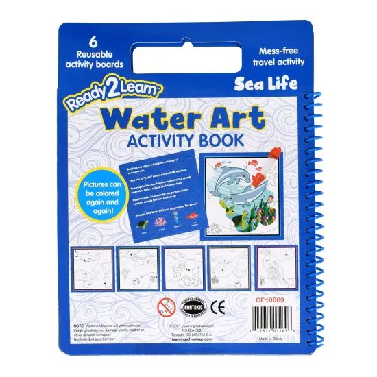 Water Art Activity Book - Sea Life {1}