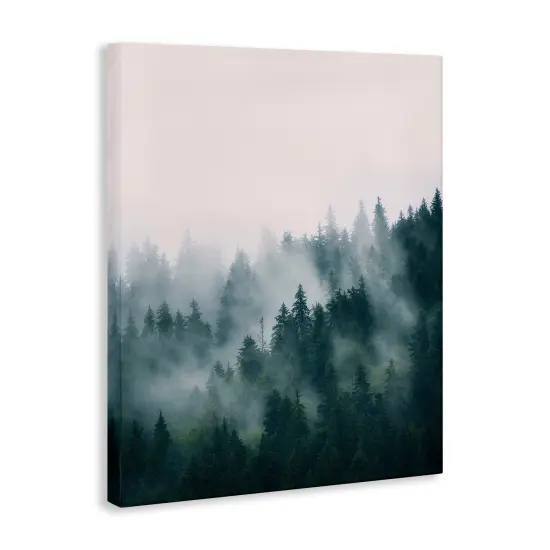 Stupell Industries Misty Forest Trees Canvas Wall Art {3}