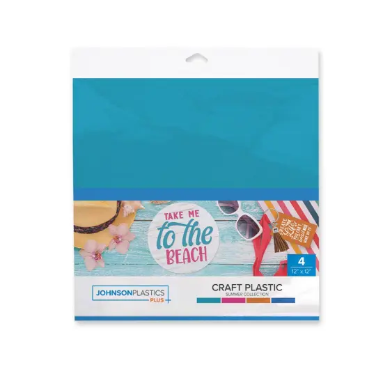 JPPlus Craft Plastic Plastic Craft Sheets for Cricut, Laser Cutter, & Engraver Use- Summer, 4 Pack {2}