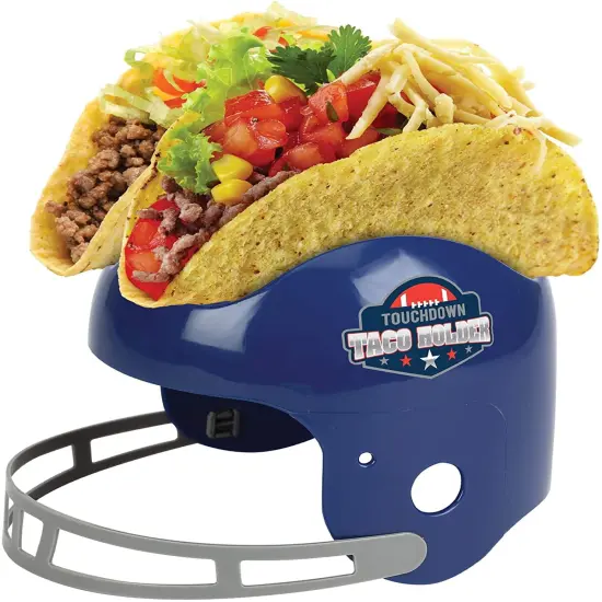 Touchdown Sculpted Football Helmet Taco & Snack Holder {1}