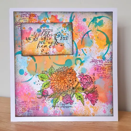 AALL And Create Stencil 6"X6"-Coffee Stains {5}