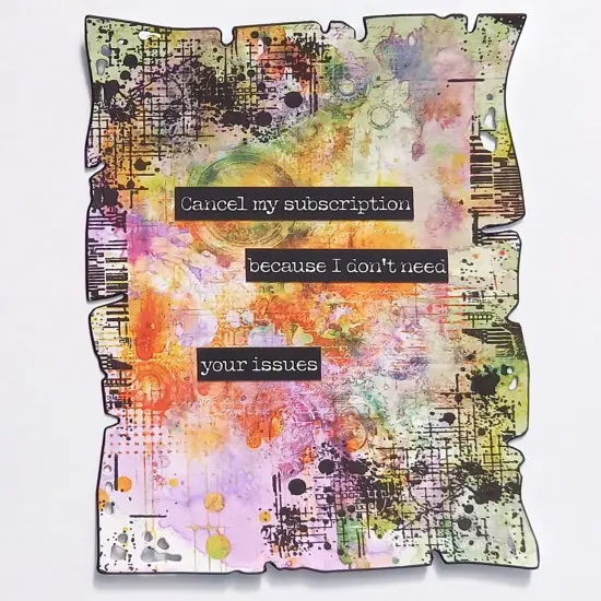 AALL And Create Double-Sided Cardstock A6-Citrus Rainbow {6}