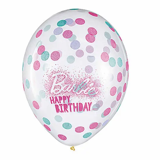 Barbie Dream Together Happy Birthday 12" Latex Balloons 6 Pc. {4}