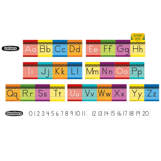 Crayola&reg; Alphabet Mini Bulletin Board Set {1}