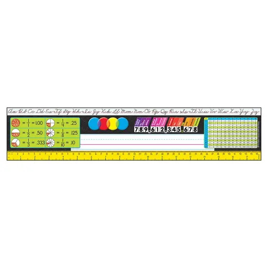 Gr. 3-5 Zaner-Bloser Desk Toppers&reg; Ref. Name Plates, 36 ct {1}