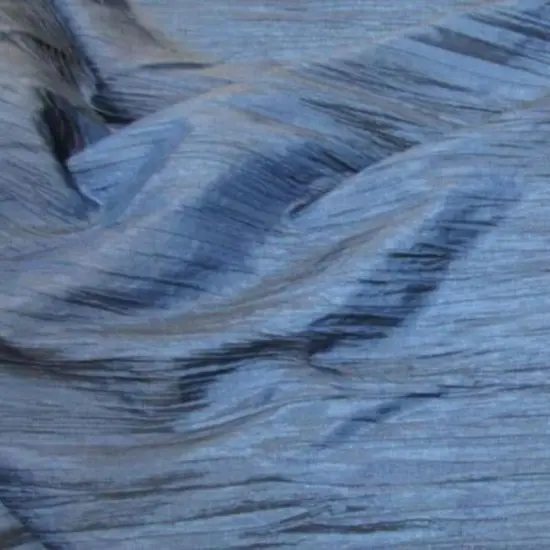 1 Yard Elegant Crease Crushed Taffeta Fabric for Event Decor 54" Width Aqua {5}