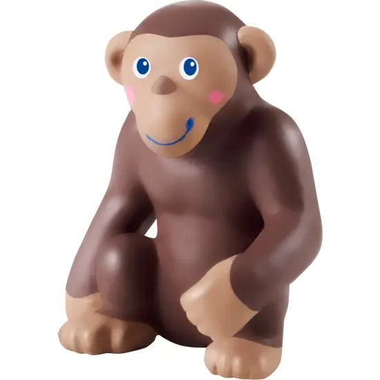 HABA Little Friends Monkey - Chunky Plastic Zoo Animal Toy Figure (2.5" Tall) Multicolor {3}