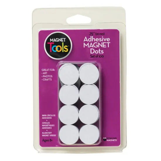 Magnet Dots, 3/4" Diameter, Pack of 100 {1}