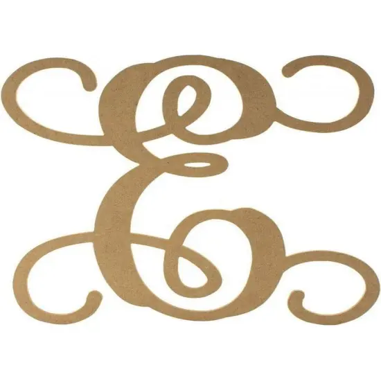 Vine Monogram Script Letter {5}