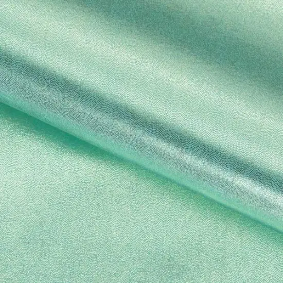 Mystique Foiled Spandex Fabric Hawaii/Baby Blue {3}
