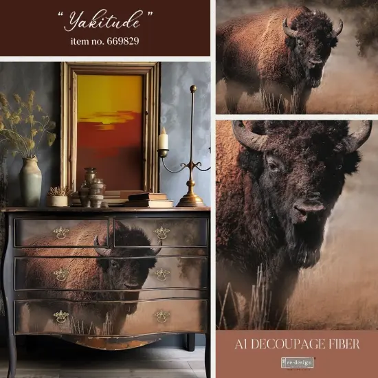 Prima Re-Design A1 Decoupage Fiber-Yakitude {6}