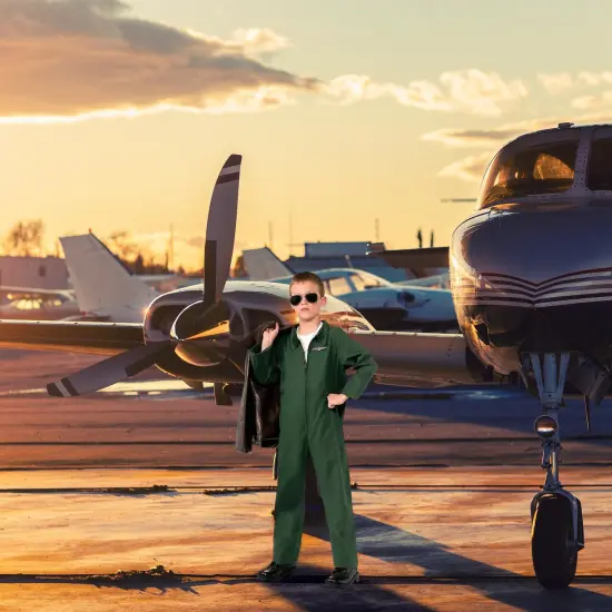 Air Force Child Costume Jumpsuit {3}