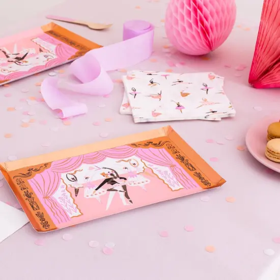 PIROUETTE BALLET THEMED LARGE NAPKINS {5}