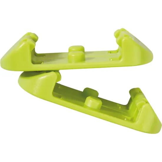 HABA Ball Run Building Set, Kullerbu 8 Piece Expansion Set, STEM Toys for 2-8 Year Olds, Floor Connectors for Flat Tracks, Marble Runs and Marble Maze Multicolor {4}