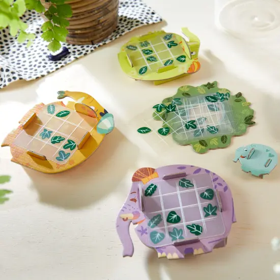 HABA Eager Elephants - Beginner Tile Placement Game for Ages 4+ Multicolor {3}