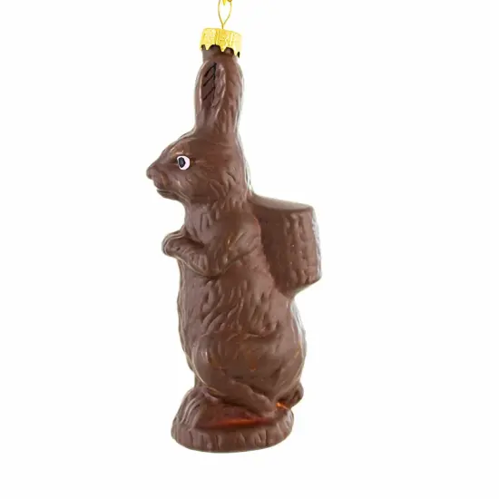 Cody Foster 4.75 In Chocolate Rabbit Easter Tree Ornament , Christmas Decor Easter Bunny Pink {3}