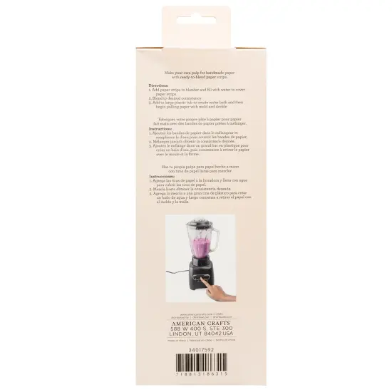 American Crafts Handmade Paper Shredded Paper 1lb-Green {2}