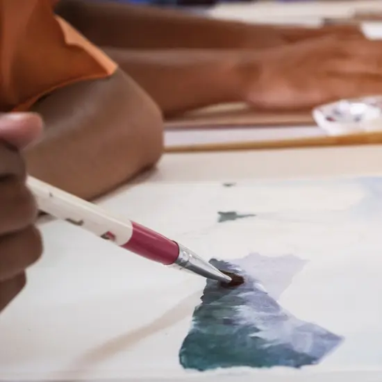 Sax Watercolor Paper, 18 x 24 Inches, 90 lb, Natural White, 100 Sheets {4}