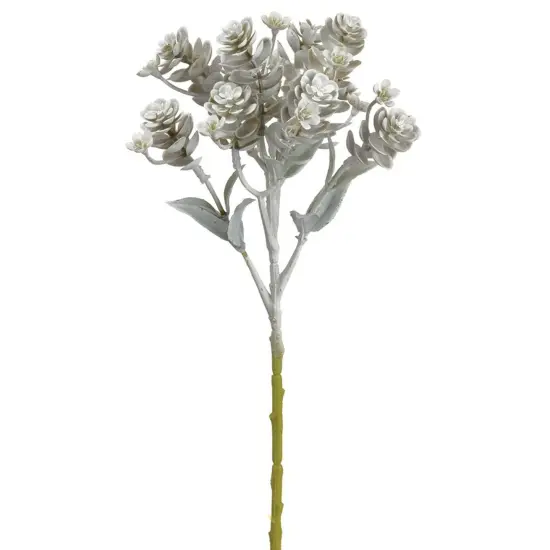 Allstate Frosted Sedum Artificial Christmas Spray - 11.75" - Mint Green {1}