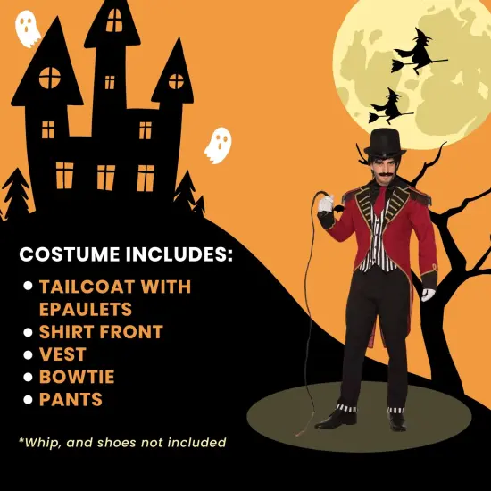 Dashing Ringmaster Men's Costume, One Size {5}
