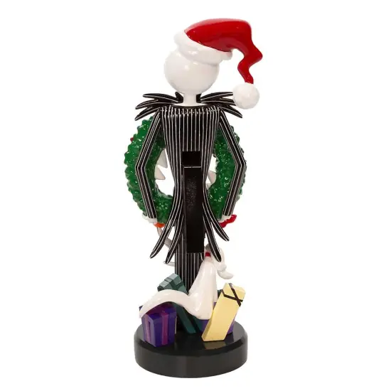 Kurt Adler 10-Inch Disney© Nightmare Before Christmas Jack Skellington With Wreath Nutcracker {3}