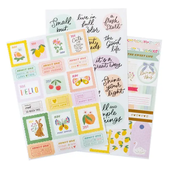 Bea Valint Sketchbook Sticker Book-8 Sheets {3}