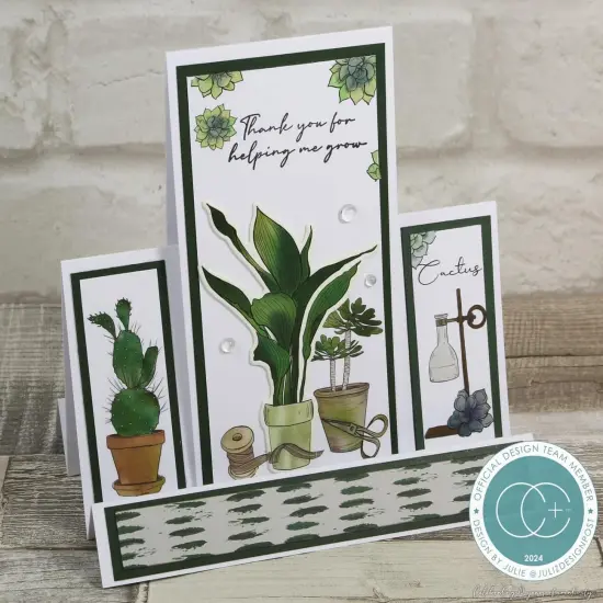 Craft Consortium Clear Stamps-Cactus, Botany Boutique {4}
