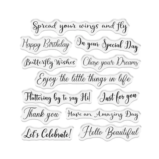 Crafter's Companion Stamp & Die Set-Butterfly Kaleidoscope {4}