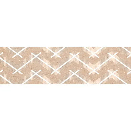 Krafty Pop Kraft Chevron EZ Border, 48 Feet {1}
