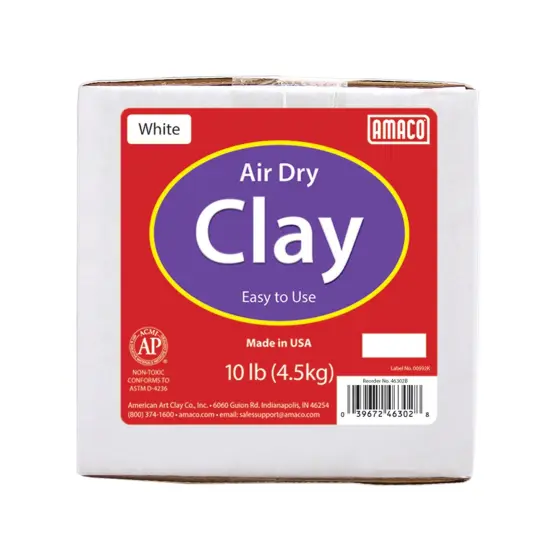Air Dry Clay, White, 10 lbs. {1}