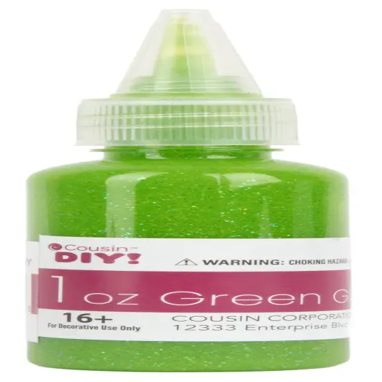 CousinDIY Glitter Glue 25/Pkg-5 Assorted Colors {5}