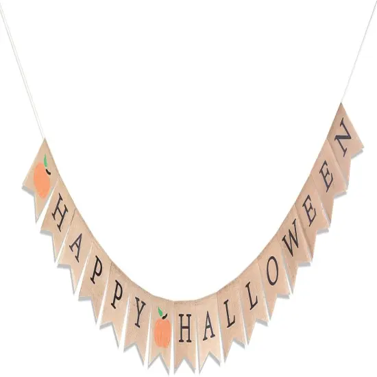 Vintage Rustic Halloween Banner {1}