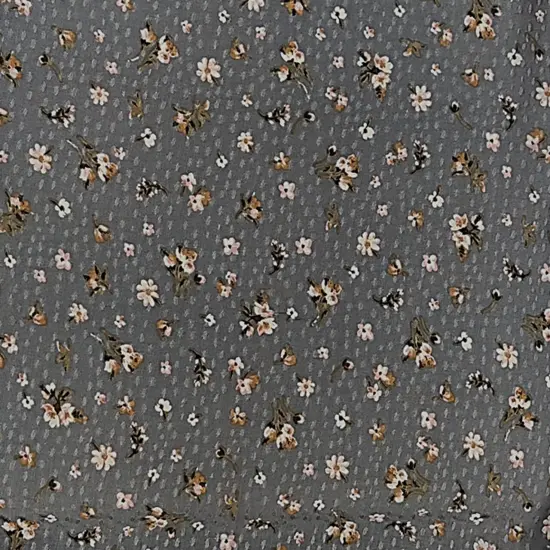 1 Yard Warm Gray Rayon Jacquard Dot Fabric For Dresses, Blouses, Skirts, D&eacute;cor 53/54" Width {2}