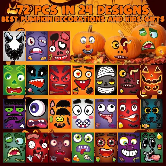 72 PCS Halloween Crafts Kit {2}