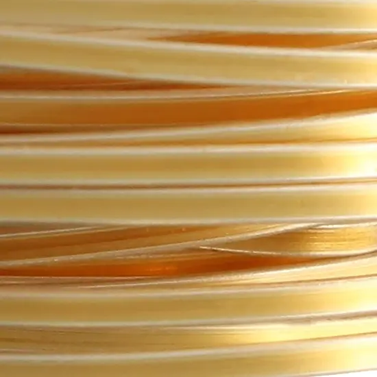 The Beadsmith Half-Round Craft Wire - Wire Elements - Medium Temper - 18 Gauge, 4 Yard Coil - Gold Color - Beading Wire Used for Jewelry Making, Wire Wrapping, and Other DIY Arts & Crafts {5}