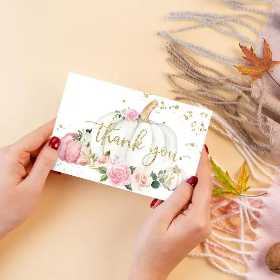 Thank You Note Cards with Envelope Stickers {5}