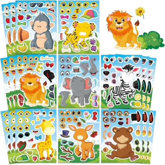 24 Sheets Animal Stickers {1}