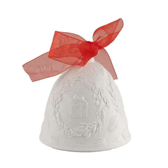 Lladr&oacute; Holiday Collection: 2021 Christmas Bell (Red) Hanging Ornament {2}